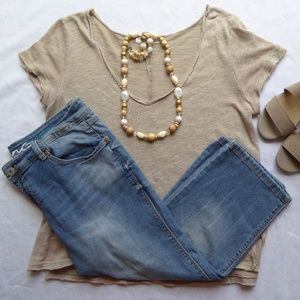INC Skinny Leg Capri Jeans